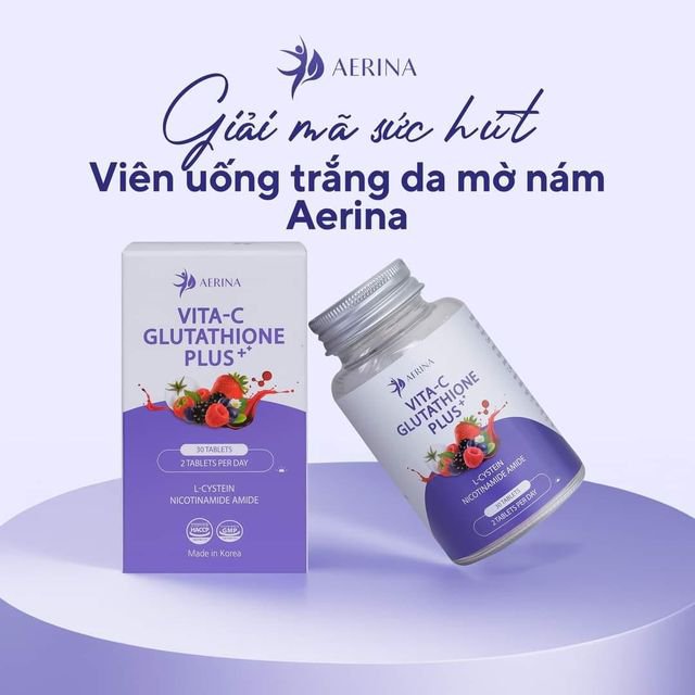 Vi N U Ng Tr Ng Da M N M Aerina Vitamin C Glutathione Dr Halee