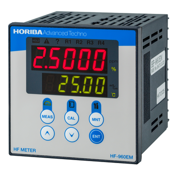 Cảm biến trong dòng & Màn hình tập trung chuyển đổi dải tần tự động HF-960EM của HORIBA