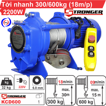 TỜI XÂY DỰNG STRONGER 18m/p 300-600KG