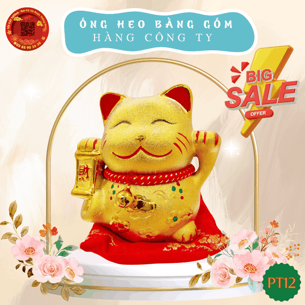 Mèo Thần Tài MANEKI NEKO ống heo