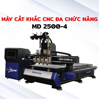 Máy cắt khắc CNC đa chức năng 2500-4