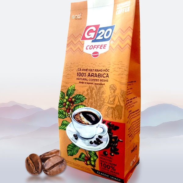 Hạt rang mộc Arabica 100%