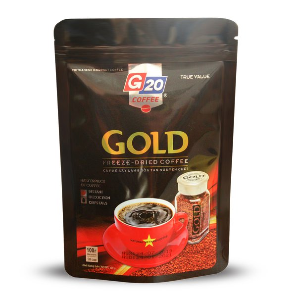 Cà phê sấy lạnh nguyên chất Mix Gold