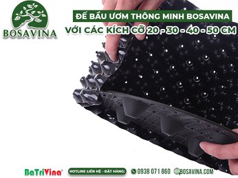 Đế Bầu Ươm Thông Minh BoSaVina (Bầu Ươm V6) - Phụ kiện hỗ trợ, tạo hình chậu ươm bằng Bầu Nhựa Dưỡng Cây BoSaVina