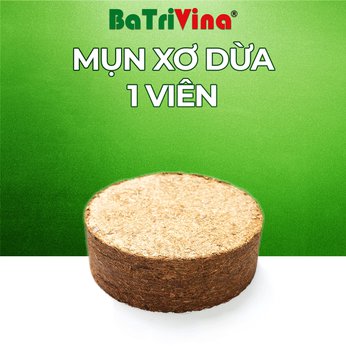 [FreeShip] Lẻ 1 viên Mụn Dừa Đất Sạch Trồng Cây BaTriVina