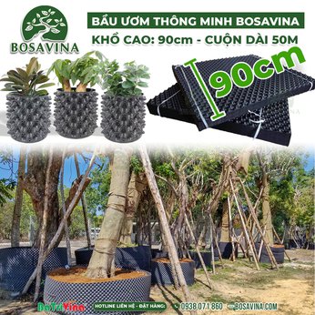 [FreeShip] (Cao 90 cm - Cuộn dài 50 m - Dày 0.7) Bầu Ươm Thông Minh BoSaVina  