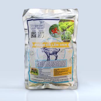 Túi 1kg Phân Dê Lên Men (Nén viên) hữu cơ đã xử lý bón tốt cho mọi loại cây trồng