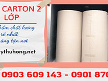 Giấy carton 2 lớp gói hàng giá rẻ, giao hàng miễn phí tại HCM