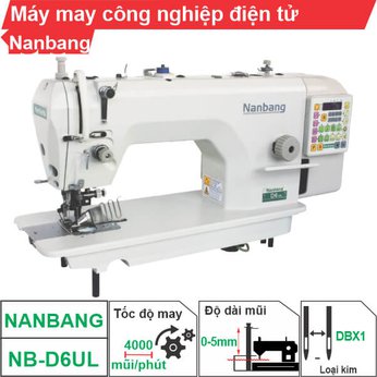 Máy may công nghiệp điện tử Nanbang NB-D6UL (1 kim)