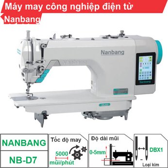 Máy may công nghiệp điện tử Nanbang NB-D7 (1 kim)