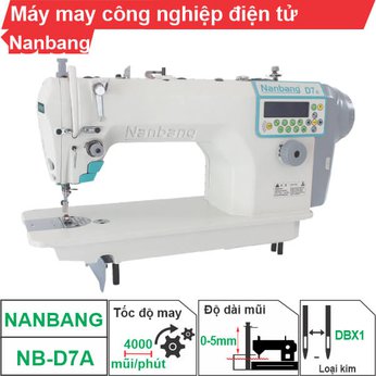 Máy may công nghiệp điện tử Nanbang NB-D7A (1 kim)
