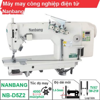 Máy may công nghiệp điện tử Nanbang NB-D5Z2 (2 kim)