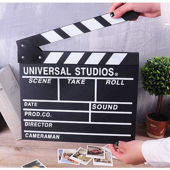 Bảng gỗ diễn Action quay phim Điện ảnh, trang trí (Clapper Board)