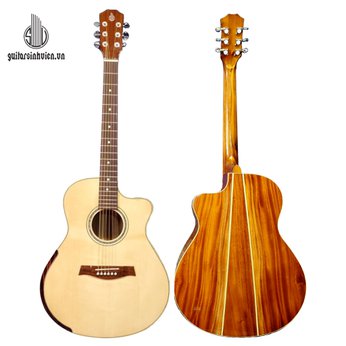 Guitar acoustic gỗ hồng đào trung vát bavel SV-A2V