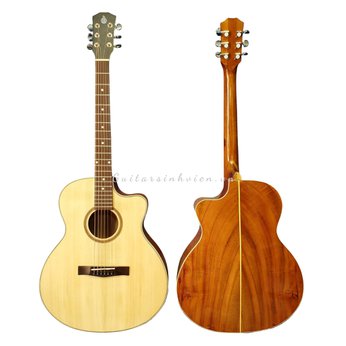 Đàn guitar acoustic gỗ thịt giá rẻ Gỗ Hồng Đào SV-A2