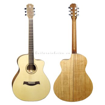 Đàn Guitar Acoustic Gỗ Còng Cườm Cao Cấp SV-A6C