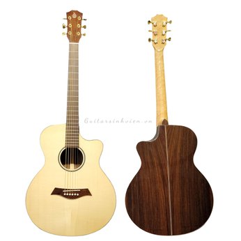 Đàn guitar acoustic gỗ cẩm Ấn cao cấp SV-A7
