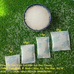 TÚI  HÚT ẨM SILICA GEL 5GR-30GR