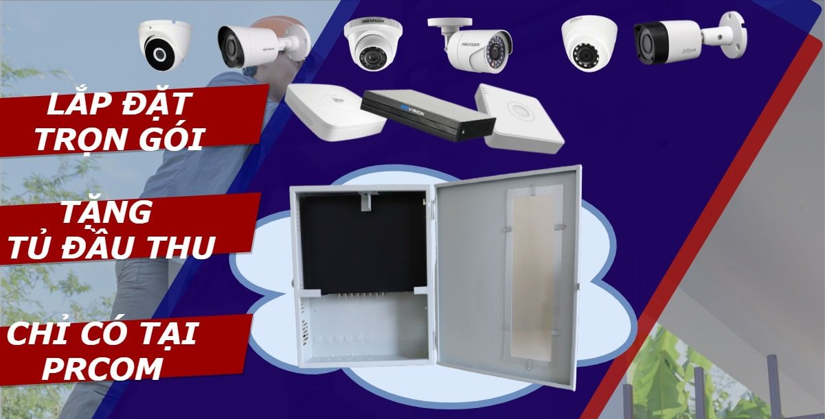 PRCom - dịch vụ lắp đặt camera analog/ip trọn gói tại ninh thuận