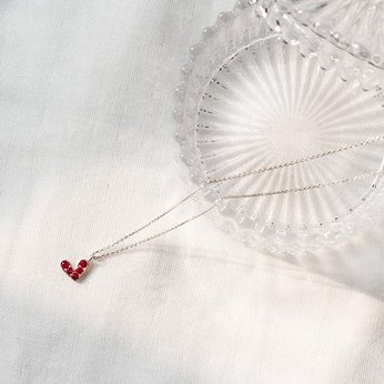 Dây chuyền bạc với trái tim mini All-Silver Mini Heart Necklace