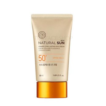 Kem chống nắng huyền thoại của The Face Shop Natural Sun Eco Power Long Lasting Sun Cream SPF50+ PA+++