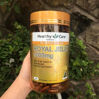 Sữa ong chúa Healthy Care Royal Jelly 1000 365 Capsules