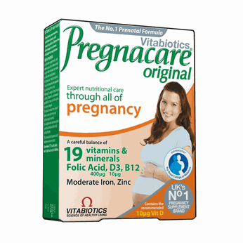 Vitamin cho bà bầu PREGNACARE ORIGINAL dùng cho 3 tháng đầu thai kỳ của UK