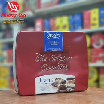 Bánh Quy Tổng Hợp Desobry The Belgian Biscuitier - Luxury Biscuits Selection (Jewels) 1kg