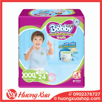 Tã quần Bobby Trung XXXL (24 miếng)