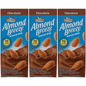 Sữa Hạt Hạnh Nhân Almond Breeze Chocolate lốc 3 hộpx180ml