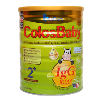 Sữa Colosbaby Gold 2+ Kháng thể IgG  tự nhiên từ sữa non ColosIgG 24 H