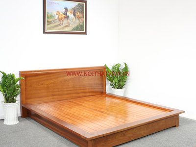 Kinh nghiệm lựa chọn mẫu giường ngủ kiểu Nhật gỗ xoan đào chuẩn đến từng cm