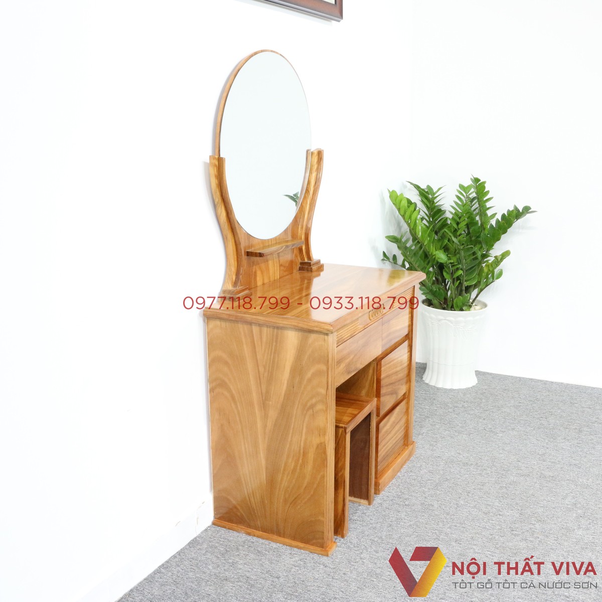 TOP bàn trang điểm gỗ giá rẻ theo tầm giá được "chốt mua" nhiều nhất