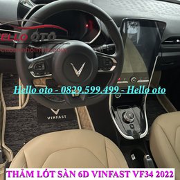 THẢM LÓT SÀN 6D XE ĐIỆN VINFAST VF34 2022