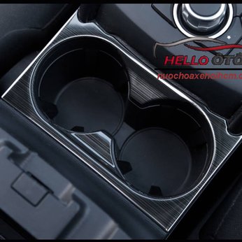Ốp Học Để Ly Mazda CX5 2018 Thép Titan Đen