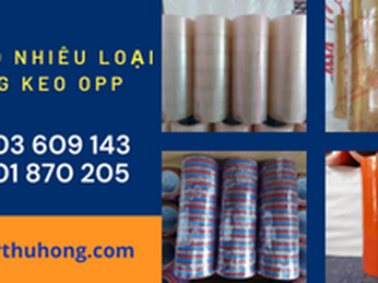 Có bao nhiêu loại băng keo OPP trên thị trường?