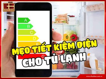 Mẹo tiết kiệm điện cho tủ lạnh