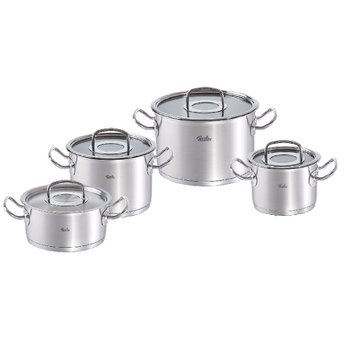 Bộ nồi 4 món Fissler Original Pro (nắp kính)