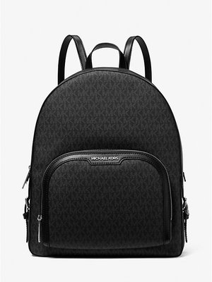 Balo Michael Kors Nữ Size Lớn Jaycee Large Black Logo Backpack