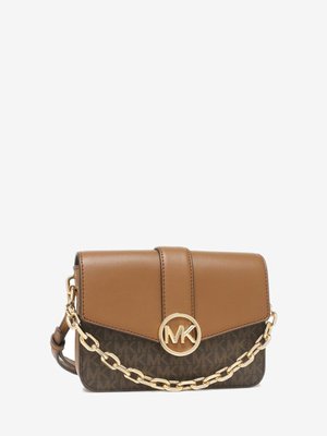 Túi Michael Kors 35S2GNMC0B CARMEN SM FLAP XBODY - small - Brown