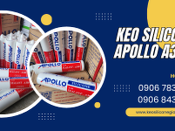 Keo silicone giá sỉ rẻ APOLLO A300 TRẮNG TRONG