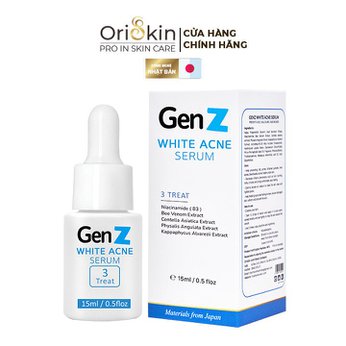 Serum Giảm Mụn Oriskin GenZ White Acne Serum size 15ml và 30ml