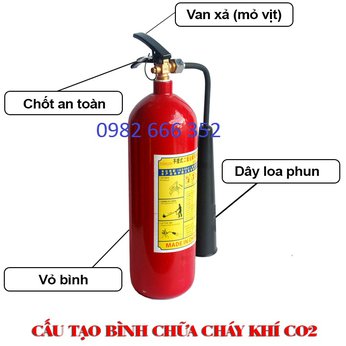 Bình cứu hỏa CO2 MT2 MT5