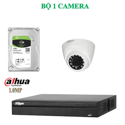 Trọn Bộ 01 Camera Dahua 1.0MP Chính Hãng