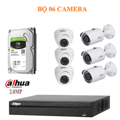 Trọn Bộ 06 Camera Dahua 2.0MP