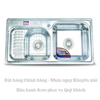 Chậu rửa chén inox Cao cấp DT81 - Đại Thành