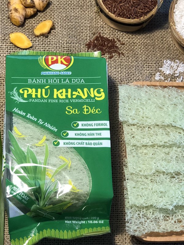 Bánh hỏi lá dứa