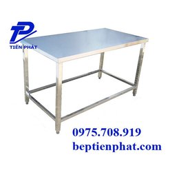 Bàn inox 1 tầng công nghiệp