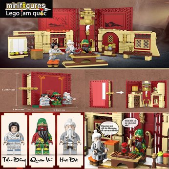 Cạo xương chữa thuốc - Mô hình Lego Tam Quốc - Tam Quốc Lego Minifigure