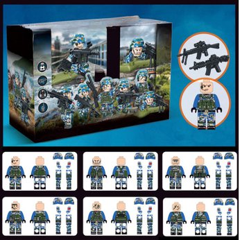 Lego lính thủy đánh bộ - Lego Minifigures - Nhân vật Lego Army